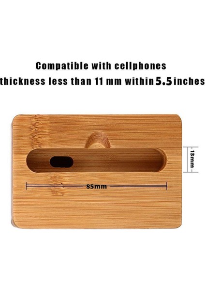 Evrensel Bambu Telefon Masaüstü Standı Tutucu (Yurt Dışından) fırsatları