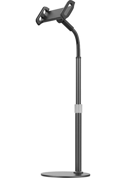 ZM17 Geri Çekilebilir Dönebilen Açık Selfie Masaüstü Telefon Standı 4.6-7.8 Inç Cep Telefonları / Tabletler (Siyah) (Yurt Dışından)