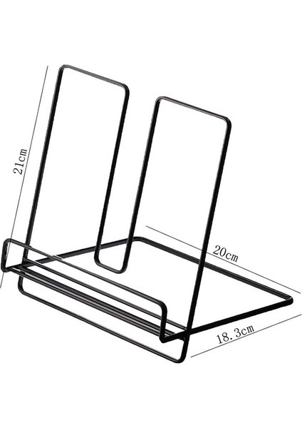 Masaüstü Katlanır Kitaplık Ev Müzik Standı Telefon Tablet Standı (Siyah) (Yurt Dışından) fiyatları