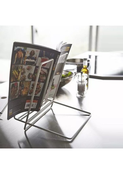 Masaüstü Katlanır Kitaplık Ev Müzik Standı Telefon Tablet Standı (Siyah) (Yurt Dışından) fırsatları