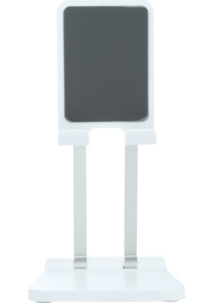 A18 Evrensel Alüminyum Alaşım Iki Bölüm Katlanır Cep Telefonu Tablet Tutucu (Beyaz) (Yurt Dışından) modelleri