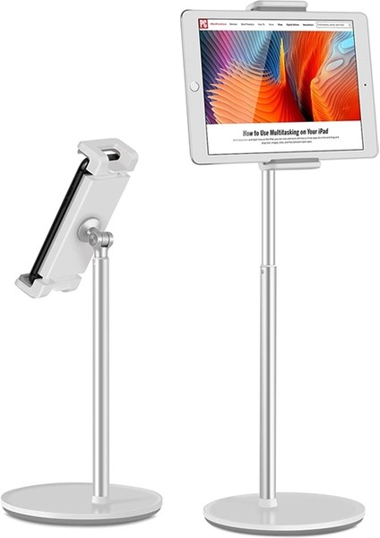 Ap-4h Yüksekliği 4.5-13 Inç Cep Telefonları ve Tabletler Için Ayarlanabilir Alüminyum Alaşımlı Tutucu (Yurt Dışından)