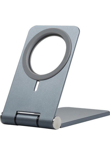 Magsafe Manyetik Kablosuz Şarj Cihazı Için C29 Katlanabilir Metal Braketi (Siyah) (Yurt Dışından)