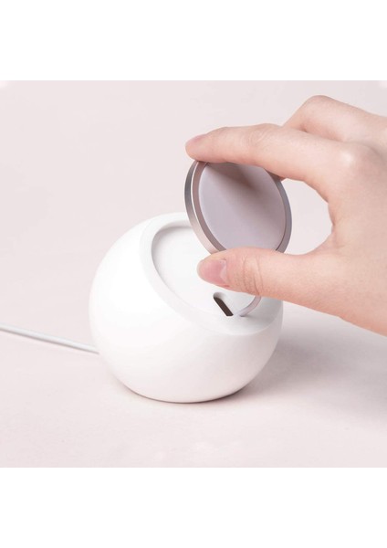 Silikon Pelet Magsaafe Manyetik Şarj Tutucu iPhone 12 Serisi Için (Beyaz) (Yurt Dışından) fırsatları