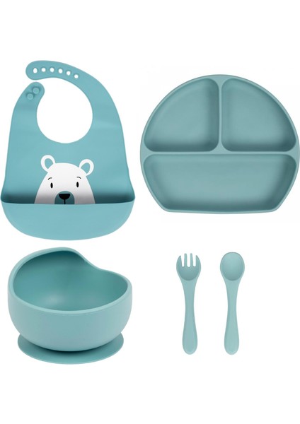 Silikon Beslenme Seti 4lü - Mommyslab Mağaza