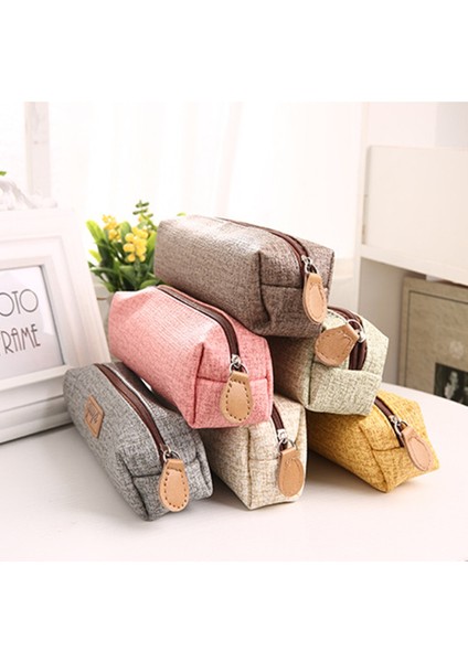 Yaratıcı Sevimli Büyük Kapasiteli Kalem Kırtasiye Çantası Makyaj Çantası (Sarı) (Yurt Dışından) modelleri