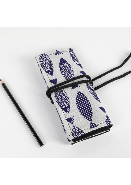 72 Delik Saury El Tuval Kalemi Perde Renk Kurşun Silindir Kalem Çantası Depolama Kırtasiye Kutusu (Yurt Dışından)