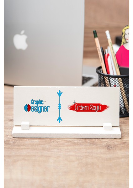 Grafikere Hediye Taş Masa Isimliği