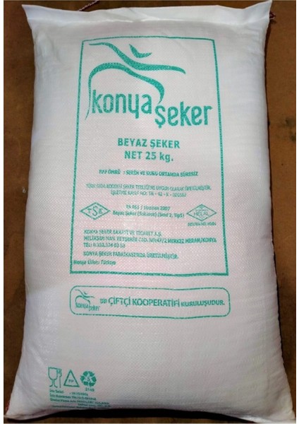 Beyaz Toz Şeker 25 kg