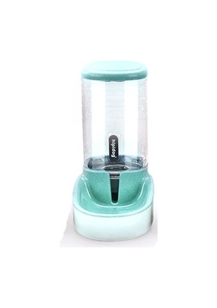 3.8l Tahıl Depolama Kepi Kedi Otomatik Pet Besleyici Su Dağıtıcı, Stil: Içme Çeşmesi (Yeşil) (Yurt Dışından)