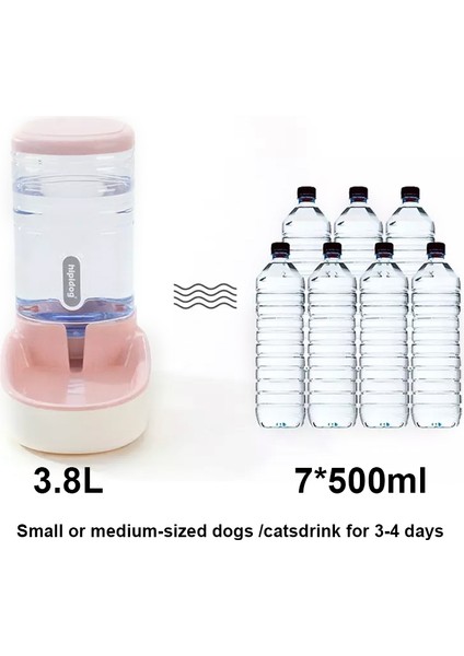 3.8l Tahıl Depolama Kepi Kedi Otomatik Pet Besleyici Su Dağıtıcı, Stil: Içme Çeşmesi (Yeşil) (Yurt Dışından) fırsatları