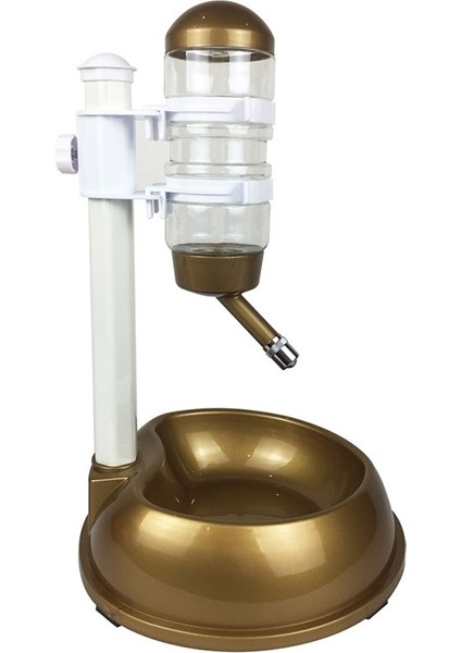 Kaldırılabilir Otomatik Içme Çeşmesi Pet Bowl Besleyici Malzemeleri (Altın) (Yurt Dışından)