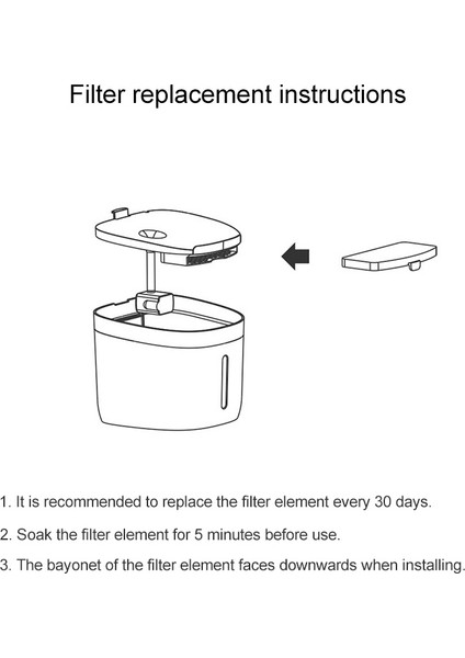 Orijinal Xiaomi Youpin 2 Pcs / Set Petoneer FS040 Pet Içme Çeşme Filtre Elemanı (Yurt Dışından) fırsatları