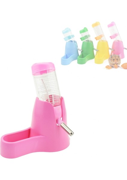 125ML Hamster Özel Plastik Içme Çeşme Evcil Hayvan Tedarikçileri (Pembe) (Yurt Dışından)