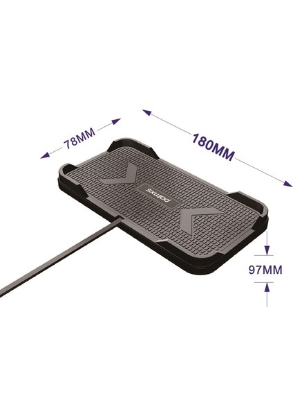 Polmxs C12 Araba Kaymaz Kablosuz Şarj Cihazı (Yurt Dışından) fiyatları