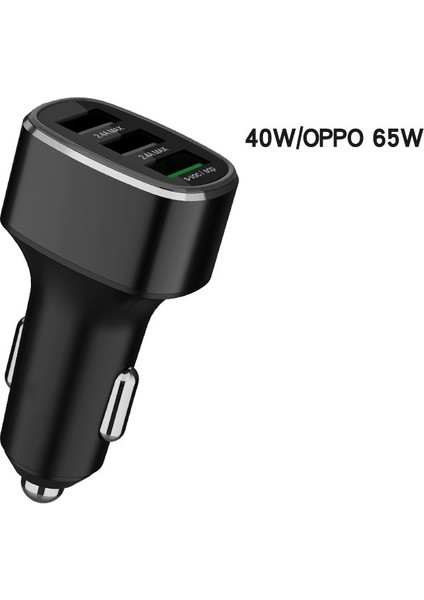 Huawei Için Üç USB Portu Araba Hızlı Şarj Şarj Cihazı / Oppo / Vivo / Oneplus ve Diğer Flaş Şarj, Model: GT780 Siyah (Yurt Dışından) fırsatları