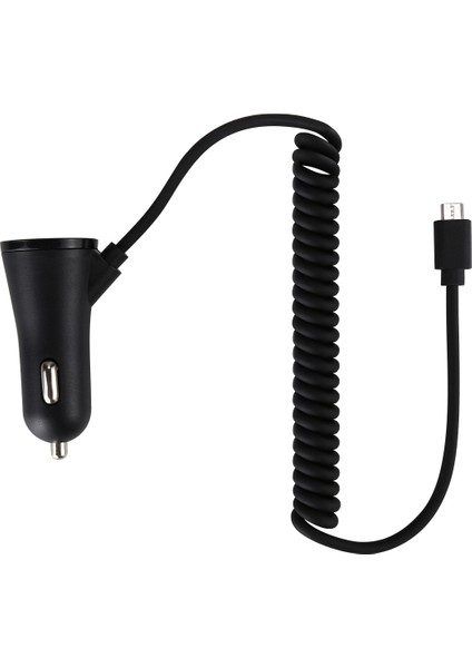 3.1A Çift Bağlantı Noktaları Android Kablolu Akıllı Araç Şarj Cihazı, Galaxy, Sony, Lenovo, Htc, Huawei ve Diğer Akıllı Telefonlar (Siyah) (Yurt Dışından)