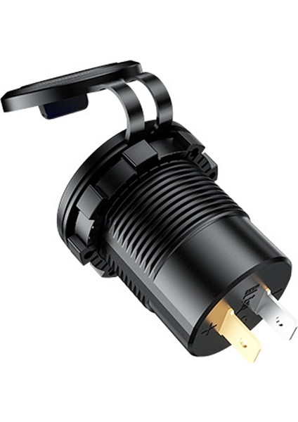 Araba Motosiklet Gemi Modifiye USB Şarj Su Geçirmez Pd + Qc3.0 Hızlı Şarj, Model: Terminali ile Mavi Işık (Yurt Dışından) fiyatları