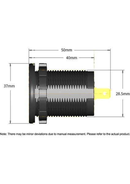 Kwg-P1 Araba Motosiklet Gemi Modifiye USB Şarj 5 V 3.1A Mavi LED Lamba Ekran ile Su Geçirmez ve Toz Geçirmez Araç Şarj (Yurt Dışından) fiyatları