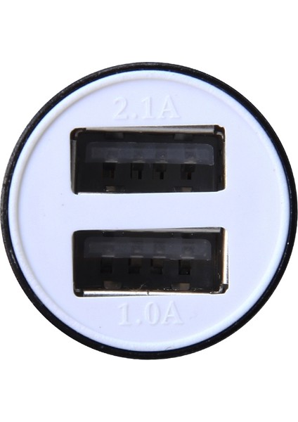 10 Adet Araba Oto 5 V Çift USB 2.1A / 1A Çoğu Telefonlar Için Çakmak Adaptörü (Siyah) (Yurt Dışından) modelleri