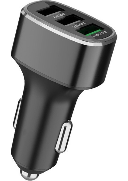 Üç USB Bağlantı Noktaları Haawei Için Hızlı Şarj Şarj Cihazı / Oppo / Vivo / Oneplus ve Diğer Flaş Şarj, Model: GT780 Gri (Yurt Dışından)