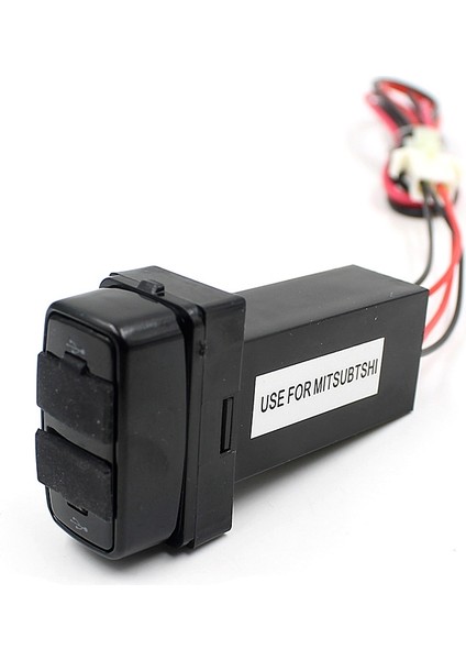 Araba DC12V 2.1A Mitsubishi Için Çift USB Port Şarj Cihazı (Yurt Dışından)