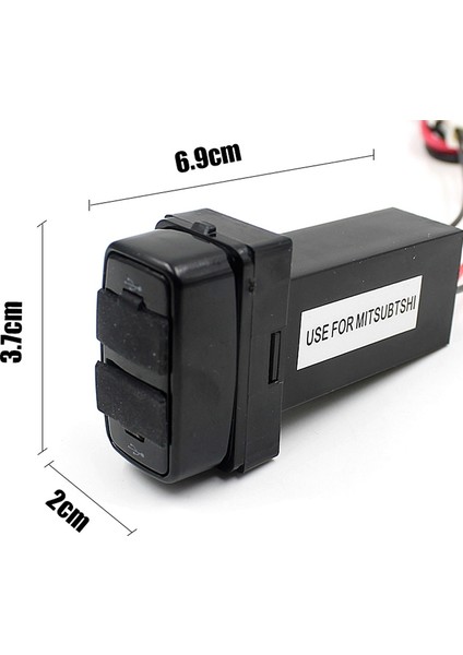 Araba DC12V 2.1A Mitsubishi Için Çift USB Port Şarj Cihazı (Yurt Dışından) fırsatları