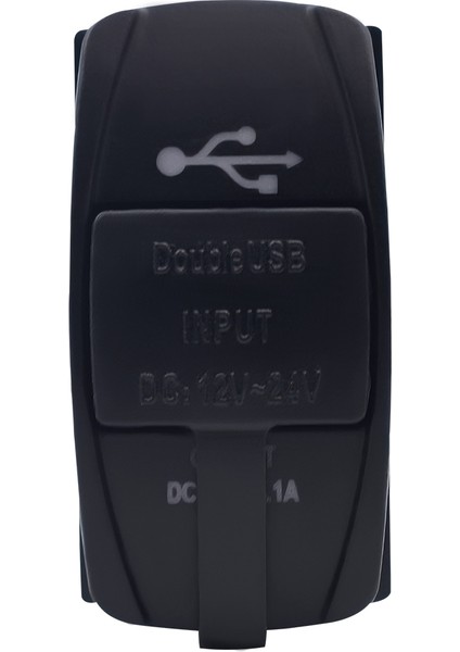 Araba Su Geçirmez Çift USB Şarj DC12-24V 3.1A, LED Gösterge Işık (Turuncu Işık) ile (Yurt Dışından) fiyatları