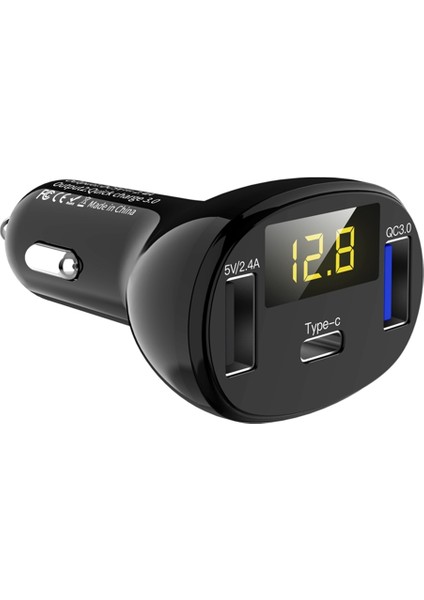 C02 Araba Güç Adaptörü Araç Içi Telefon Şarj Cihazı (Yurt Dışından)