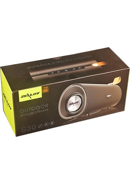 S35 Taşınabilir Ağır Bas Stereo Bluetooth Hoparlör (Kırmızı) (Yurt Dışından) fiyatları