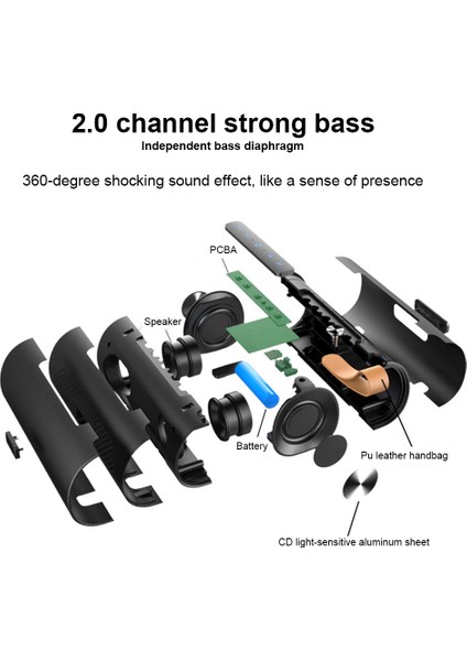 S35 Taşınabilir Ağır Bas Stereo Bluetooth Hoparlör (Kırmızı) (Yurt Dışından) modelleri