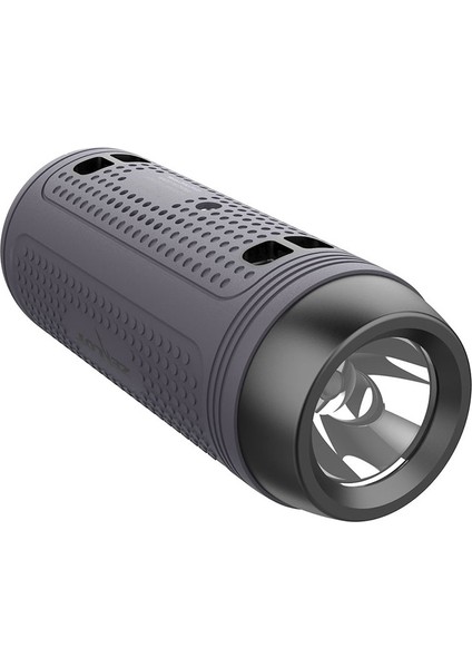 A1 Çok Fonksiyonlu Bas Kablosuz Bluetooth Hoparlör (Gri) (Yurt Dışından)