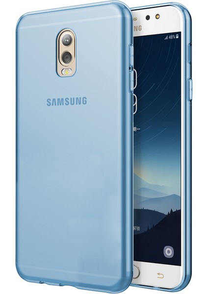 Samsung Galaxy C8 Ultra Ince Kaliteli Esnek Şeffaf Silikon
