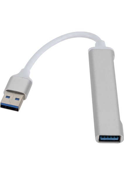 A809 USB 3.0 x 1 USB 2.0 x 3 Ila USB 3.0 Çok Işlevli Ayırıcı Hub Adaptörü (Gümüş) (Yurt Dışından)