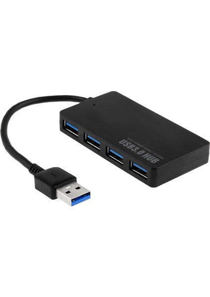 Taşınabilir Süper Hızlı 4 Bağlantı Noktası USB 3.0 Hub LED Göstergesi 5gbps Sıcak Aşı, Usb3.0 Sinyalini Temizle (Yurt Dışından)