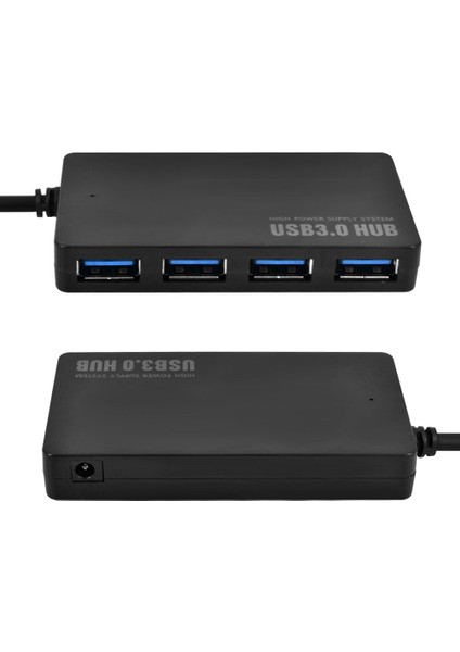 Taşınabilir Süper Hızlı 4 Bağlantı Noktası USB 3.0 Hub LED Göstergesi 5gbps Sıcak Aşı, Usb3.0 Sinyalini Temizle (Yurt Dışından)