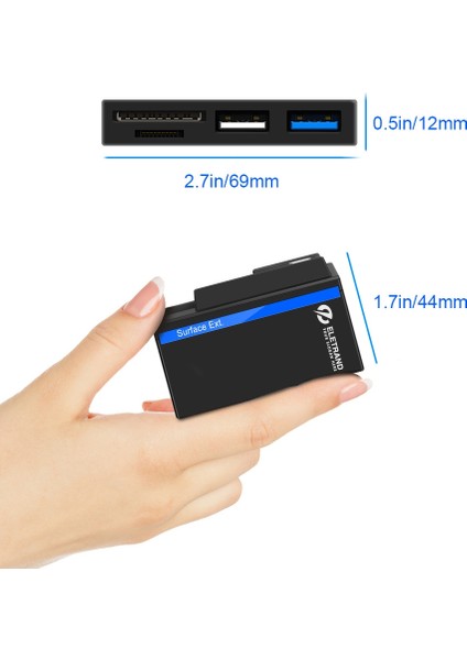 RT-SGO727 USB 3.0 + USB 2.0 + Micro USB Arayüz Hub (Yurt Dışından)