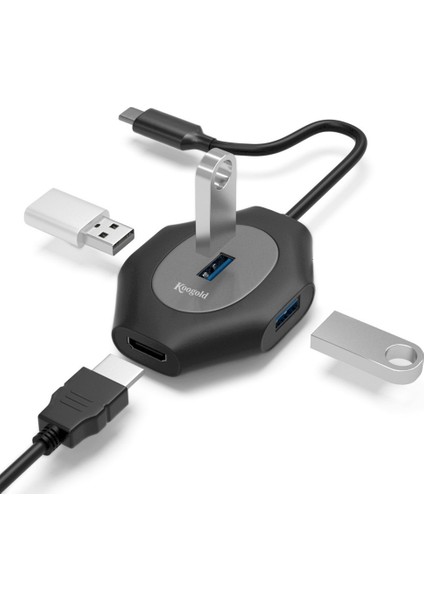 Hub, Arayüz Sayısı: Usb3.0 - USB5V+1XUSB3.0+3XUSB2.0 (Yurt Dışından)