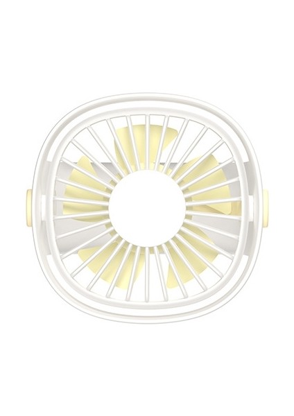 Elde Taşınır Masaüstü Açık Öğrenci Sessiz USB Mini Fan (Beyaz) (Yurt Dışından)