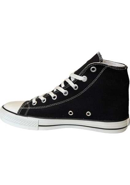 Jump M.p 1841 Siyah Beyaz Converse Hıgh Unıseks Sneaker Ayakkabı