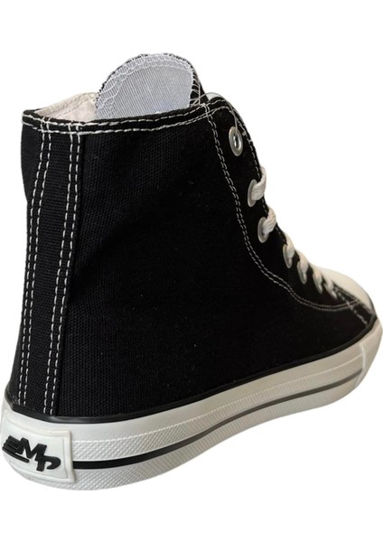 Jump M.p 1841 Siyah Beyaz Converse Hıgh Unıseks Sneaker Ayakkabı