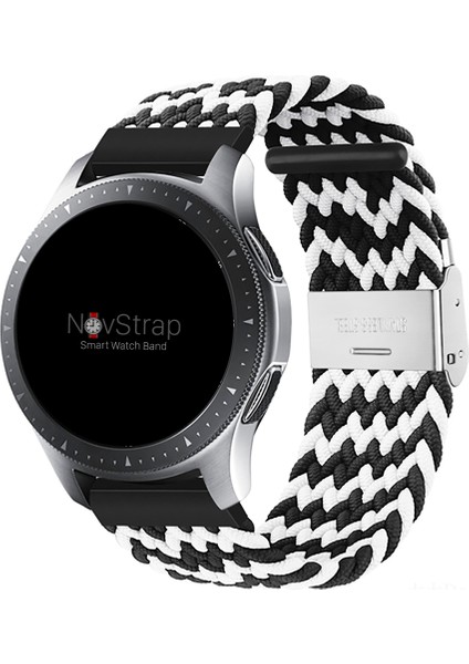 Xiaomi Mi Watch ile Uyumlu Kordon Kayış (22MM) Flexible Elastik Örgü Kayış