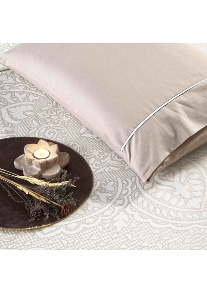 Tac Jakar Pıke Takımı Mıchele Tek Kişilik Bej fiyatları