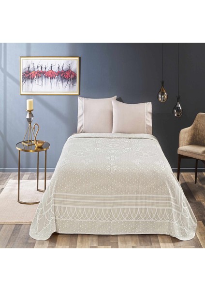 Tac Jakar Pıke Takımı Mıchele Tek Kişilik Bej modelleri