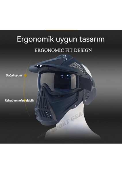 Taktik Saha Koruyucu Maske Açık Sürüş Koruması Büyük Maske (Yurt Dışından) fiyatları