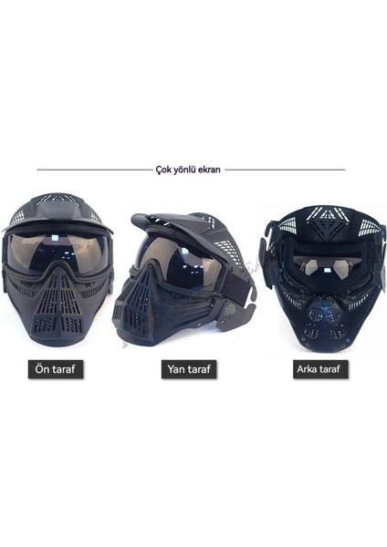 Taktik Saha Koruyucu Maske Açık Sürüş Koruması Büyük Maske (Yurt Dışından) fırsatları