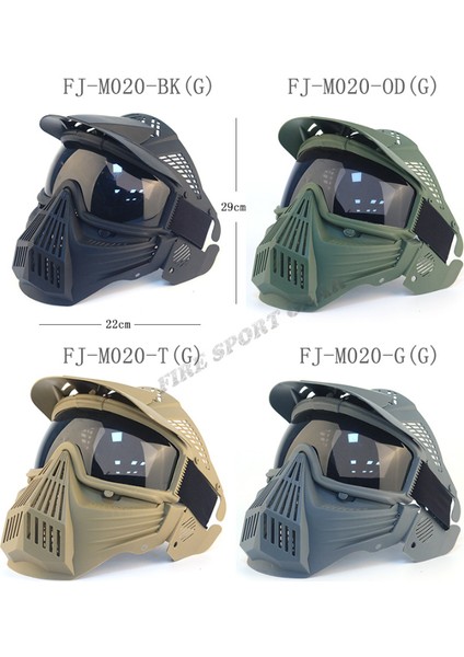 Taktik Saha Koruyucu Maske Açık Sürüş Koruması Büyük Maske (Yurt Dışından) indirimleri