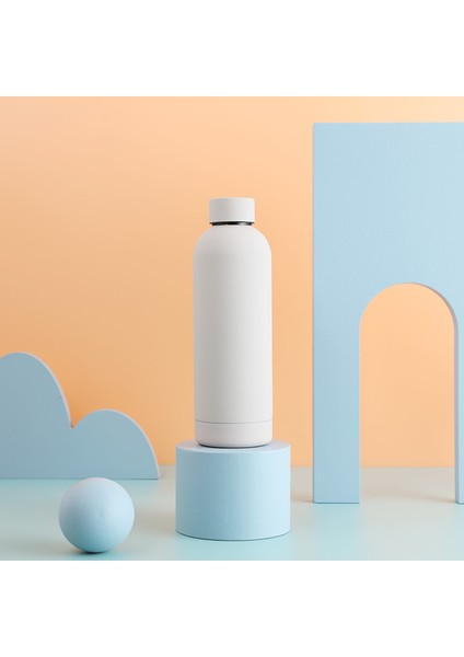 500ML Paslanmaz Çelik Termos - Krem (Yurt Dışından) fiyatları