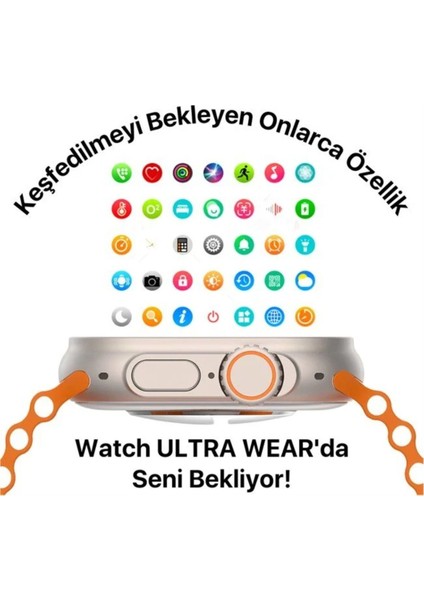 Jındar Life Watch 8 Uyumlu Ultra Gs8+ Ultra 2.08 Inç Gps Nfc Siri Destekli Akıllı Saat Tüm Telefonlarla Uyumlu modelleri
