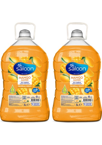 Sıvı Sabun Taze Mango 3 lt 2'li